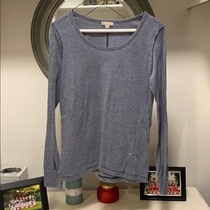Blue-Gray Long Sleeve Tee
